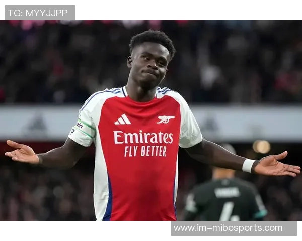 萨卡自2023年起英超前锋中首位成功率达百分百赢得十次对抗